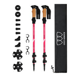 Trekking Poles - Snow Pink