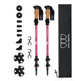 Trekking Poles - Snow Pink
