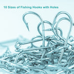 Barbed Fishing Hooks With Holes