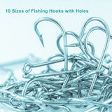 Barbed Fishing Hooks With Holes