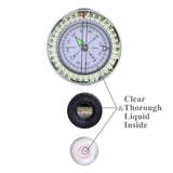 Military Lensatic Sighting Compass with Carrying Bag