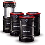 Eveready 360 LED Camping Lantern, Black (4 Pack)
