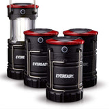 Eveready 360 LED Camping Lantern, Black (4 Pack)