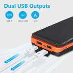 Portable Solar Charger with 3 Foldable Solar Panels