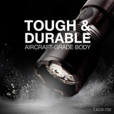 LED Tactical Rechargeable Flashlights, High Lumens, Heavy Duty