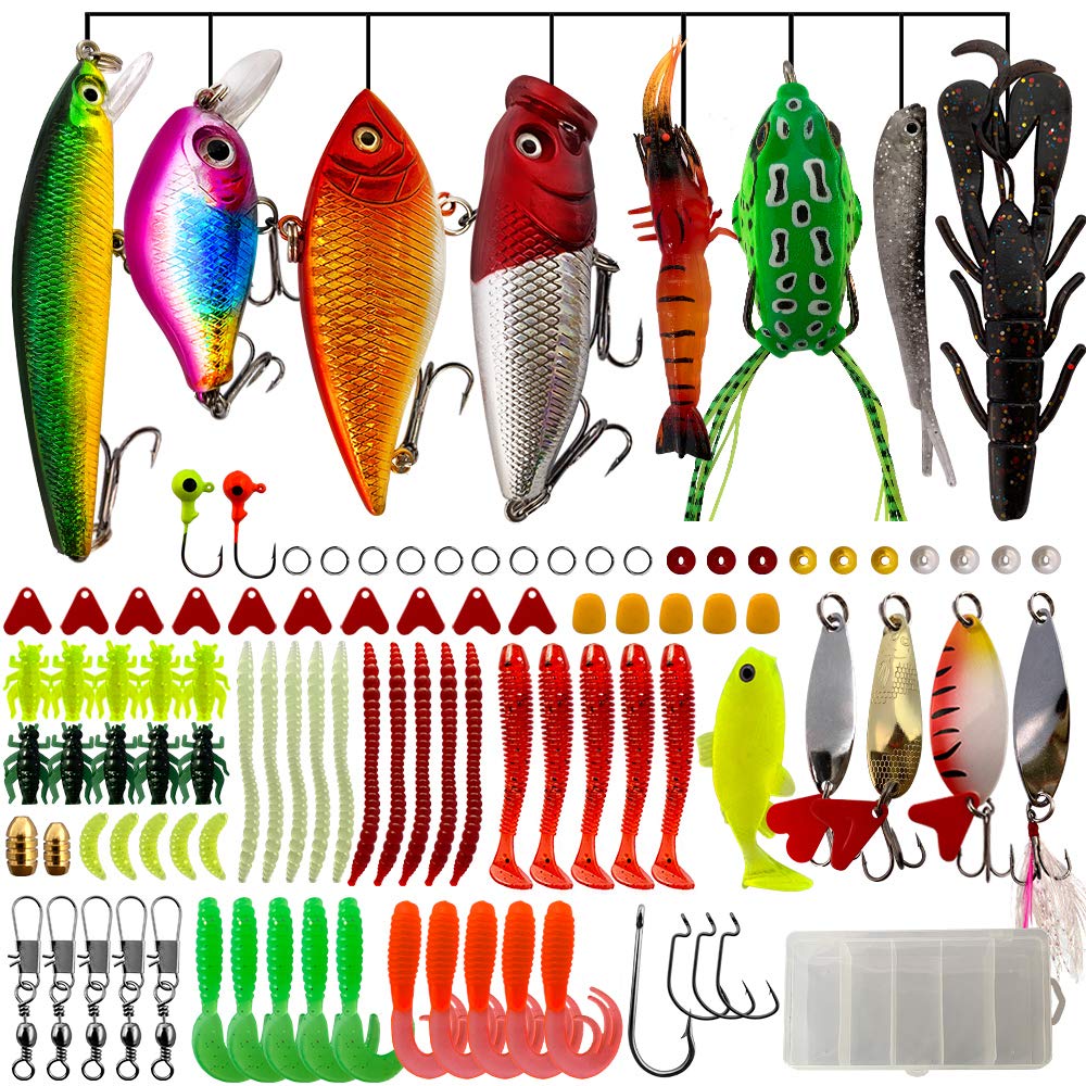 Fishing Lure Kit - 102 Pieces – Outdoor Explorer Life