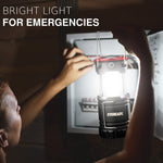 Eveready 360 LED Camping Lantern, Black (4 Pack)