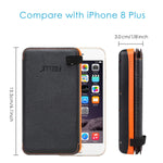 Portable Solar Charger with 3 Foldable Solar Panels