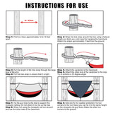 Camping Hammock - Black & Red
