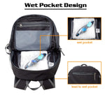 Hiking Backpack  40L Capacity- Black