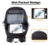 Hiking Backpack  40L Capacity- Black