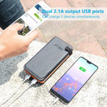 Portable Solar Charger with 3 Foldable Solar Panels