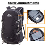 Hiking Backpack  40L Capacity- Black