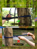 Camping Hammock - Gray & Sky Blue