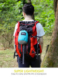 Camping Hammock - Gray & Sky Blue