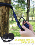 Camping Hammock - Gray & Sky Blue