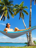 Camping Hammock - Gray & Sky Blue